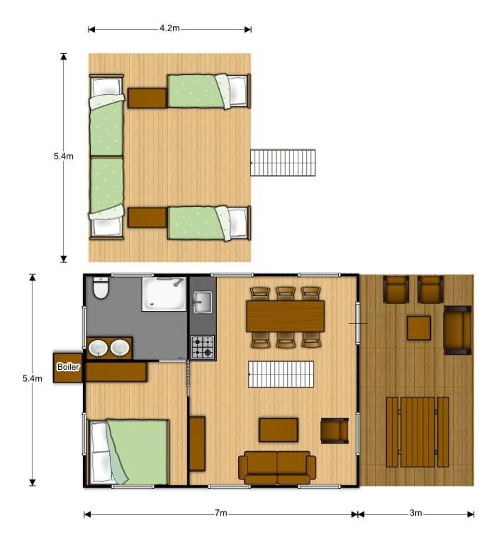 Campingplatz Am Treidlerweg Кьонихщайн ан дер Елбе Стая снимка