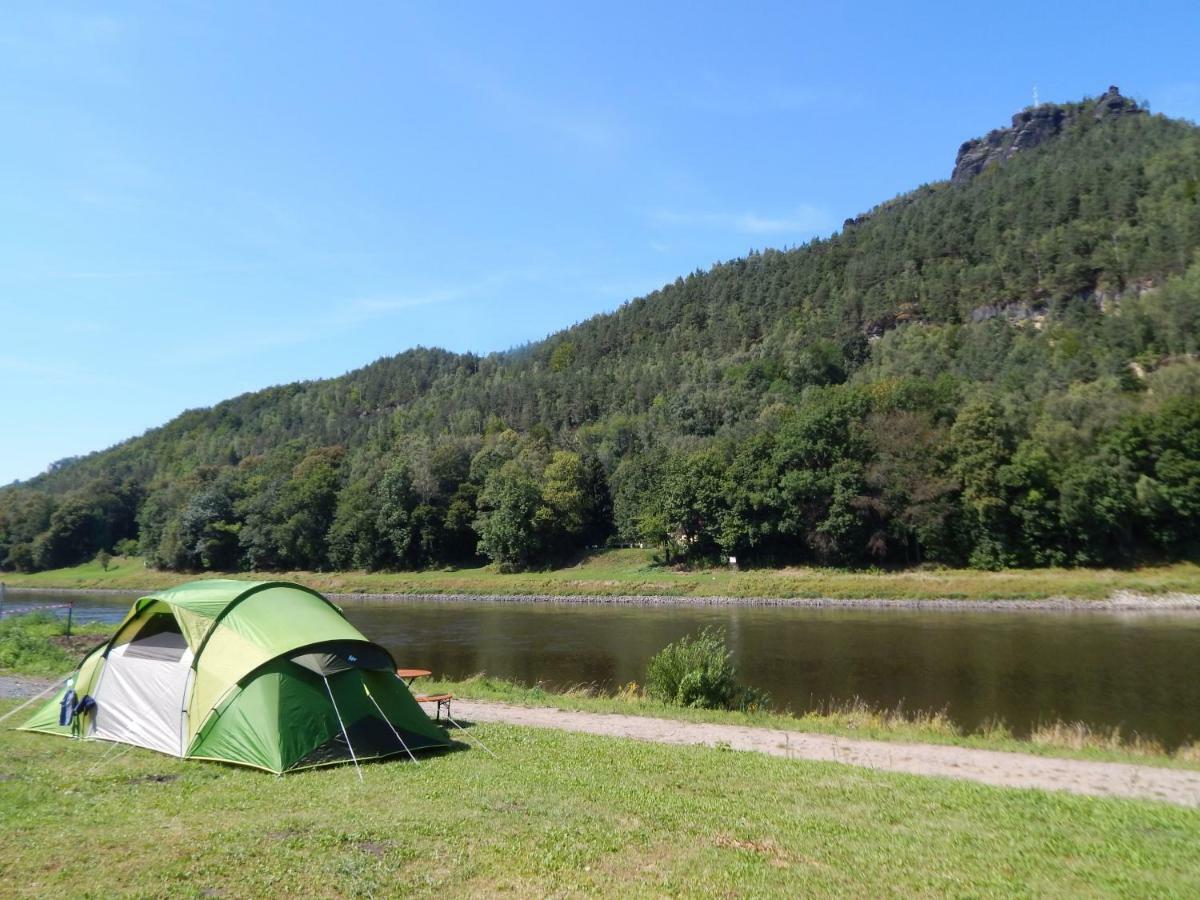 Campingplatz Am Treidlerweg Кьонихщайн ан дер Елбе Екстериор снимка